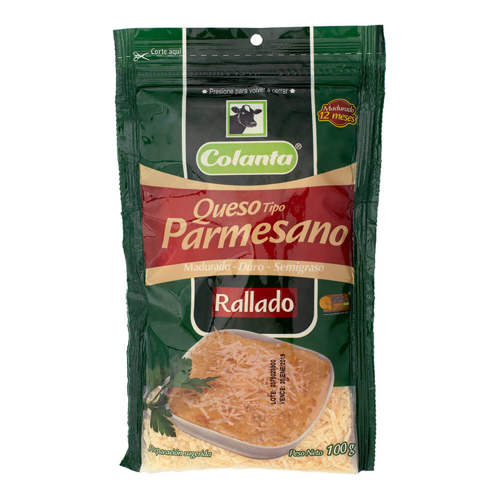 Queso Parmesano Rallado Colanta 100gr