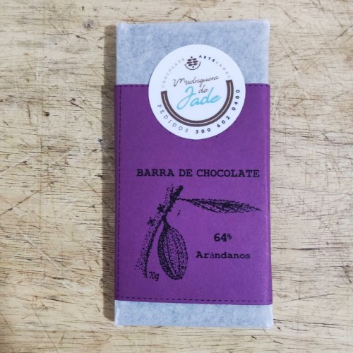 Barra Chocolate Arandanos 70gr