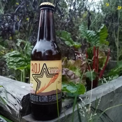 Cerveza La Roja (negra) 350cc